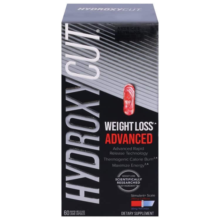 Hydroxycut Weight Loss Supplement Rapid-Release Liquid Capsules