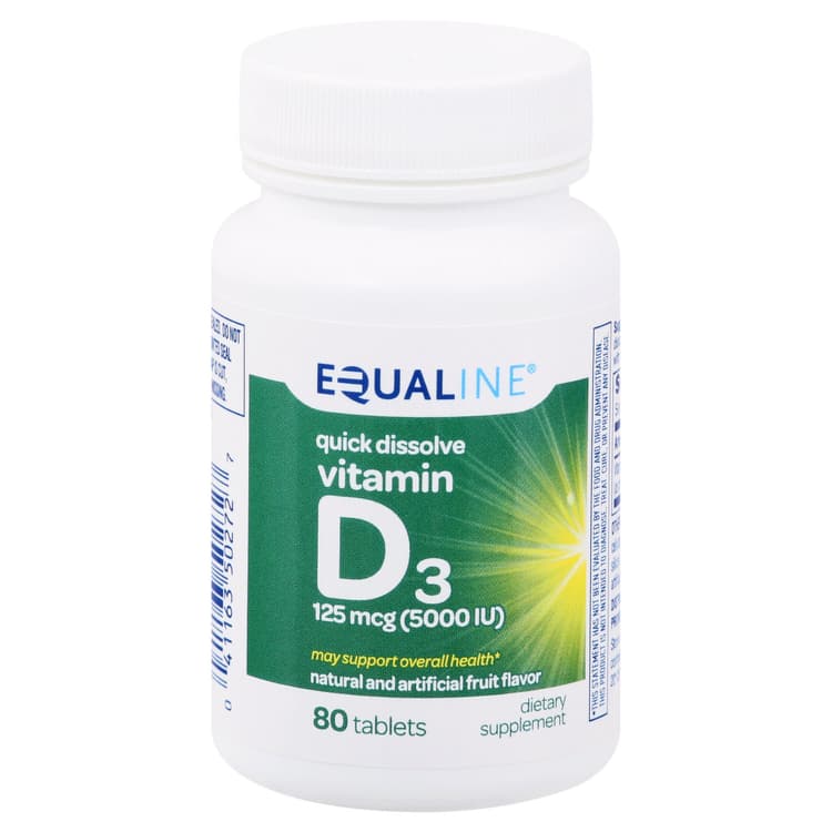 Equaline Vitamin D3, 125 Mcg
