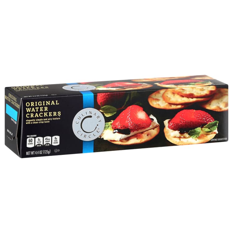 Culinary Circle Water Crackers, Original
