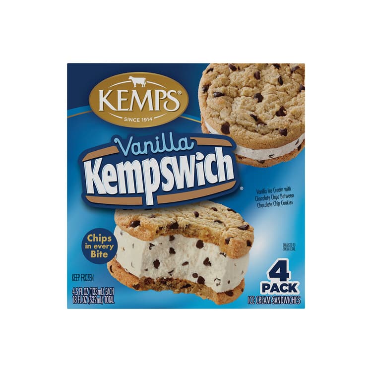 Kemps Kempswich Vanilla Ice Cream Sandwiches