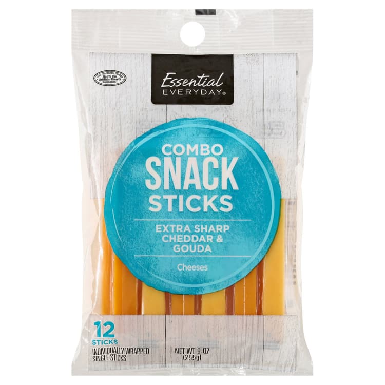 Essential Everyday Cheese Extra Sharp Cheddar And Gouda Snack