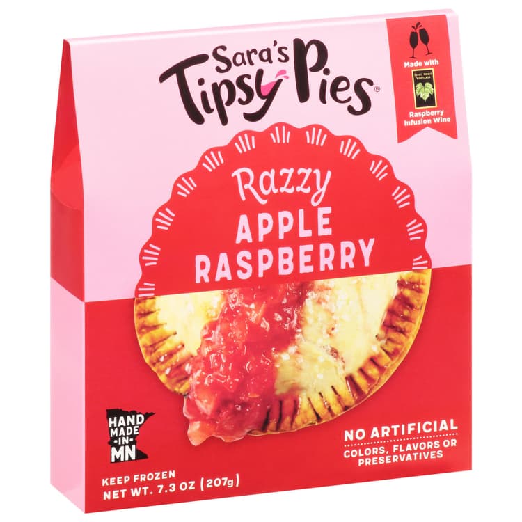 Sara'S Tipsy Pies Pie, Razzy, Apple Raspberry