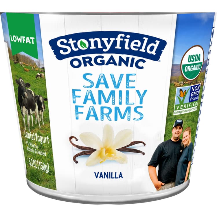 Stonyfield Organic Organic Vanilla Lowfat Yogurt