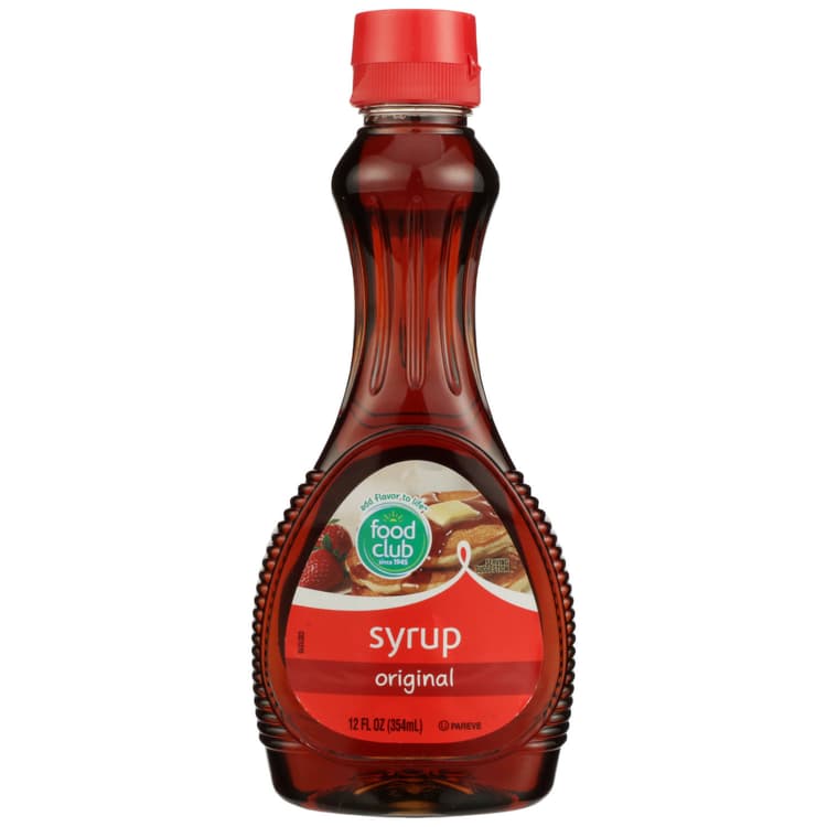 Food Club Original Syrup Oz Squeeze