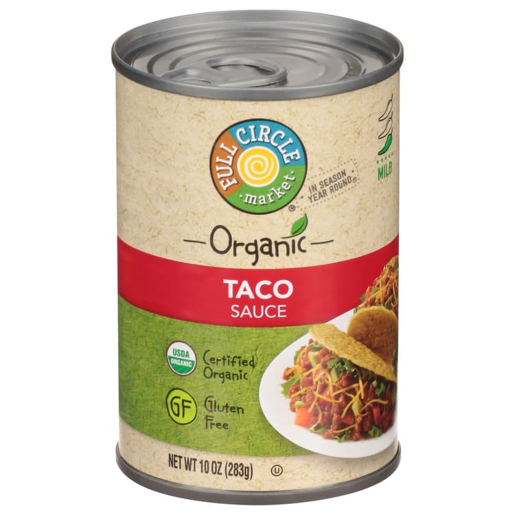 Full Circle Market Taco Sauce, Organic, Mild
