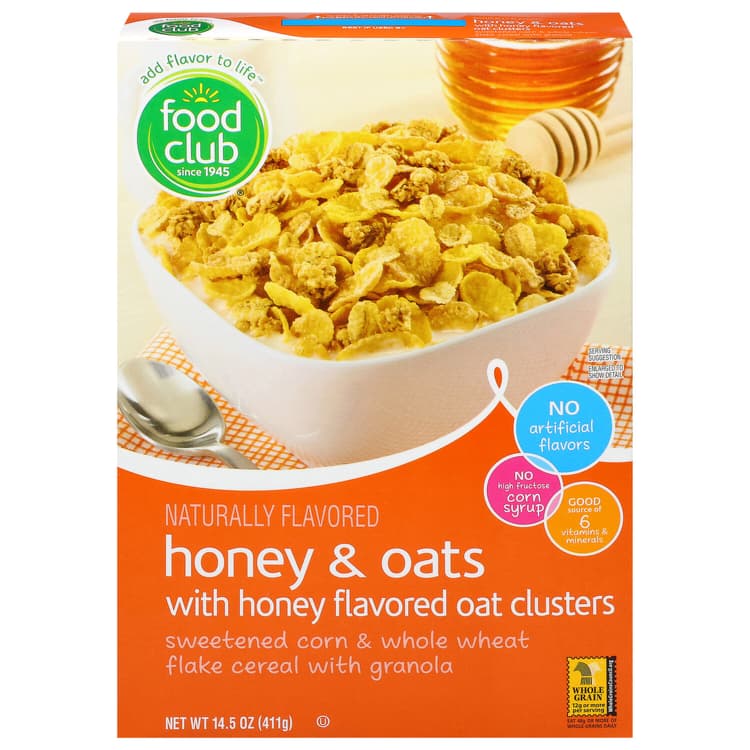 Toasted Multi-Grain Cereal With Honey Oat Clusters
