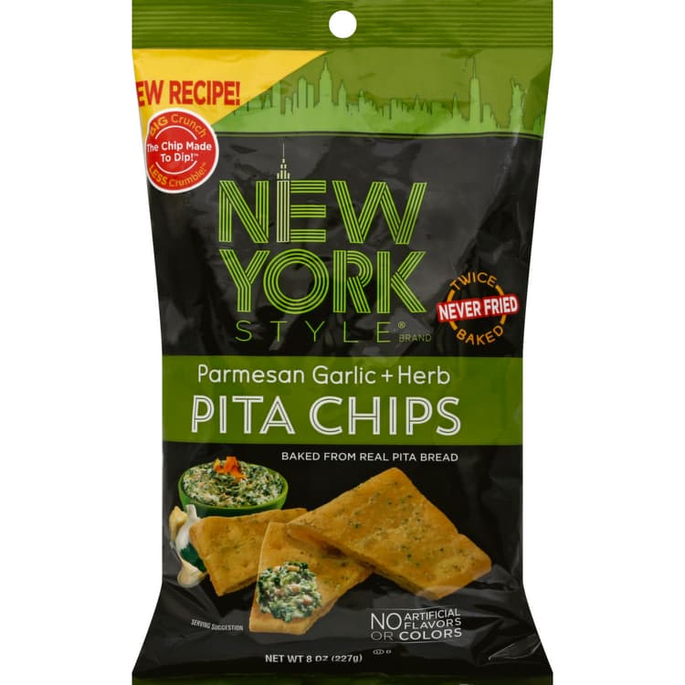 New York Style Pita Chips Parmesan Garlic + Herb