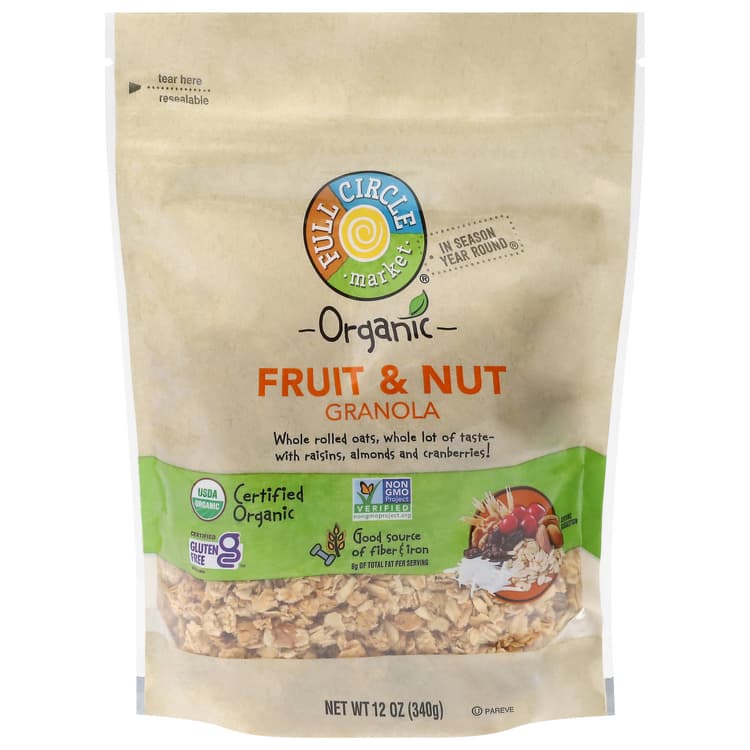 Full Circle Market, Organic - Granola, Fruit & Nut