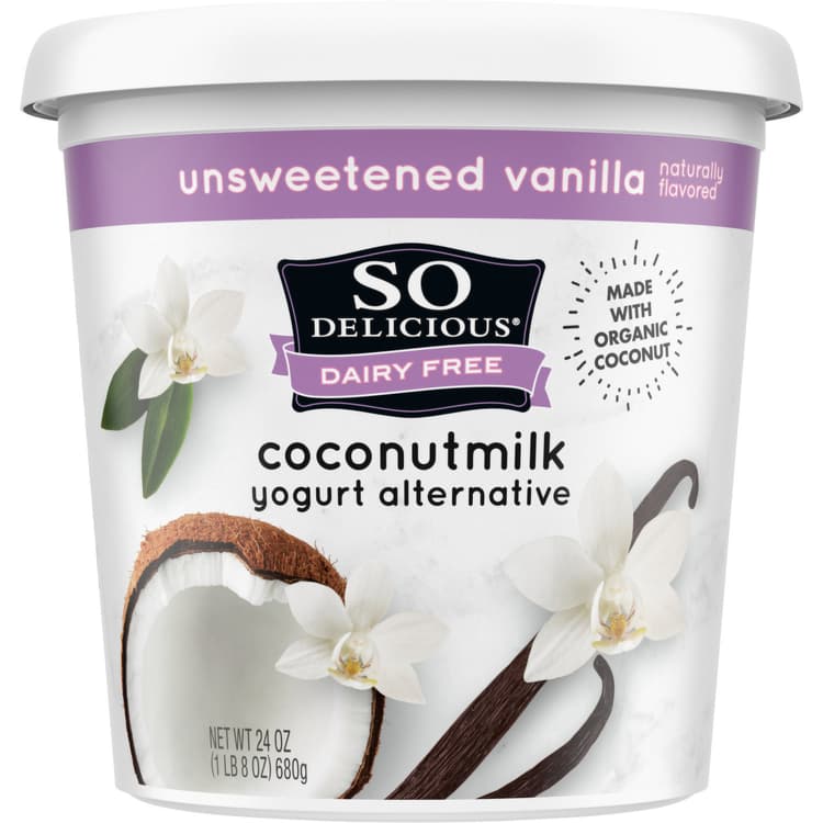 So Delicious Dairy Free Unsweetened Vanilla Coconutmilk Yogurt Alternative