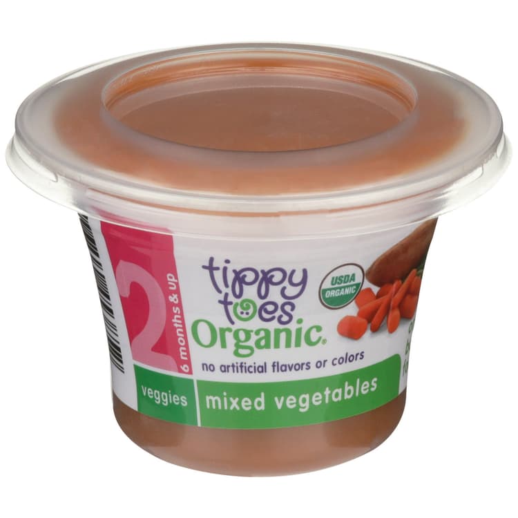 Tippy Toes, Mixed Vegetables Organic Baby Food