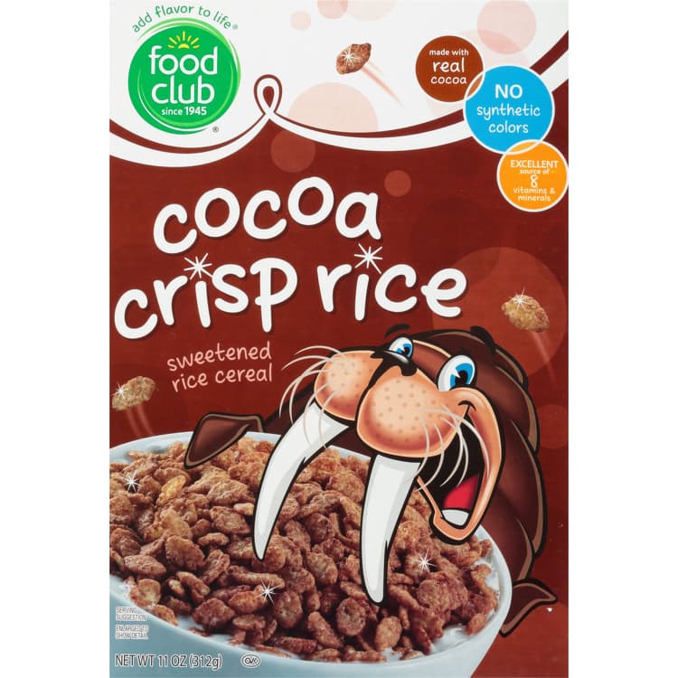 Food Club, Cereal, Cocoa Crisp Rice