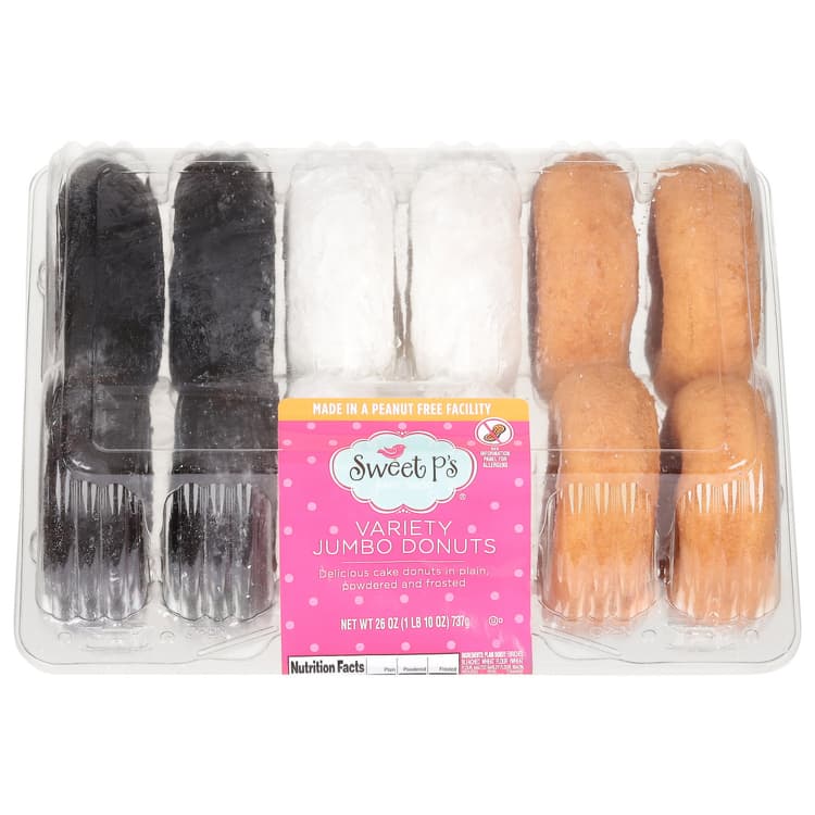 Sweet P'S Bake Shop, Donuts, Variety, Jumbo