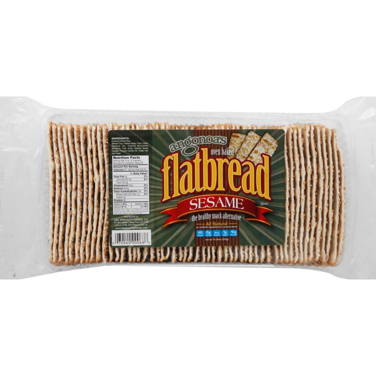 Angonoas Flatbread, Oven Baked Sesame