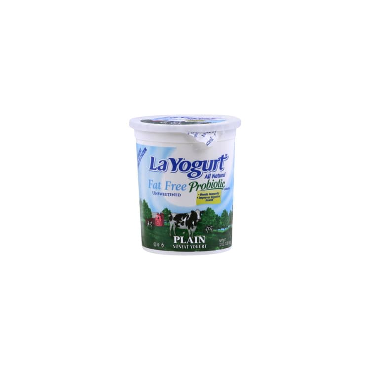 La Yogurt Yogurt, Fat Free, Plain, Unsweetened