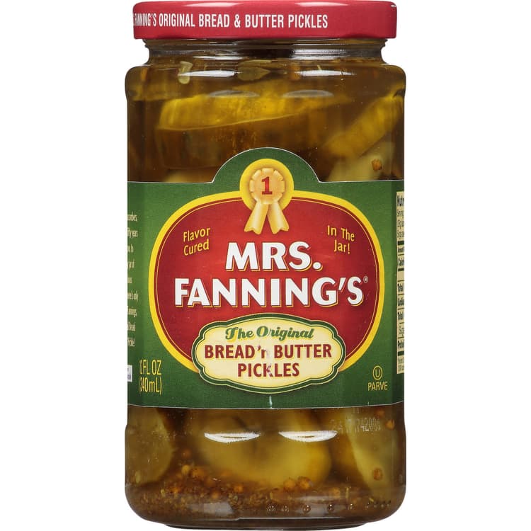 Mrs Fannings Original Bread 'N Butter Pickles