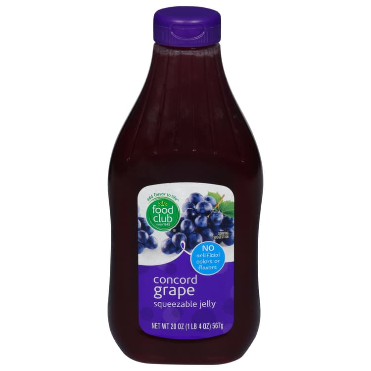 Food Club, Concord Grape Squeezable Jelly
