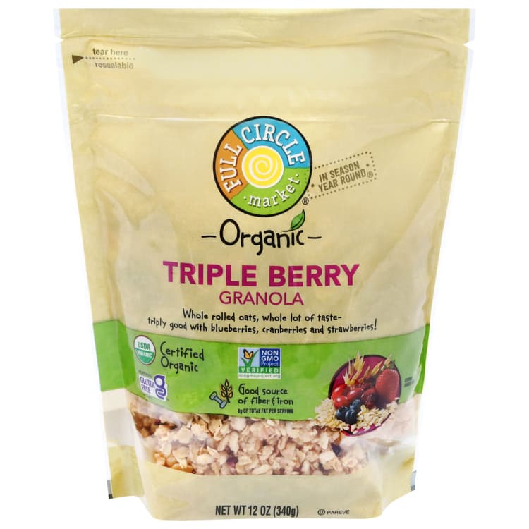 Full Circle Market, Organic - Granola, Triple Berry