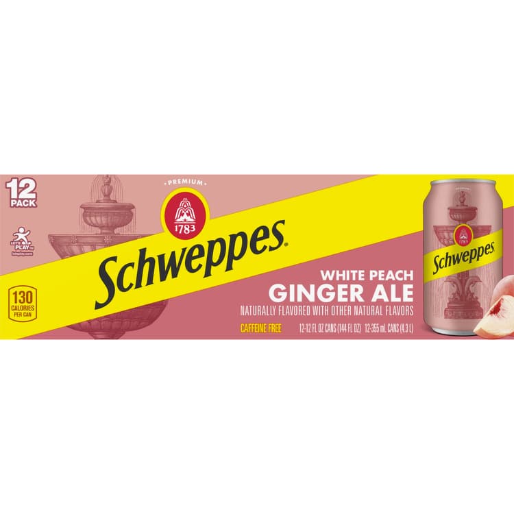 Schweppes Ginger Ale, White Peach