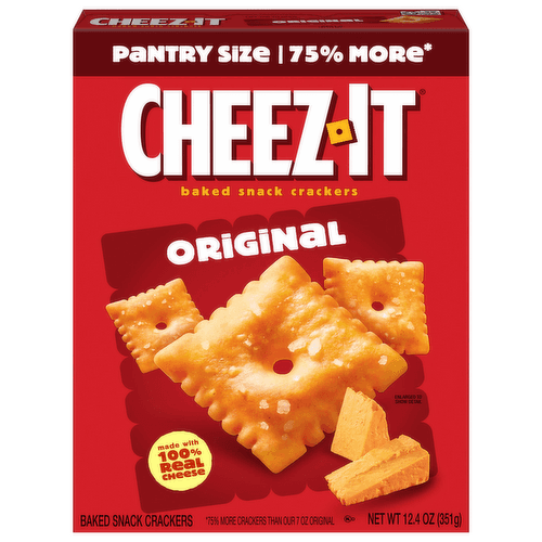 Cheez-it Cheese Crackers Baked Snack Original