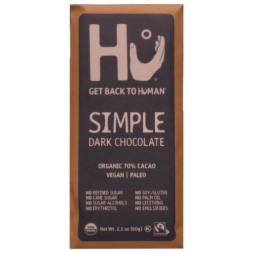 Hu Simple Dark Chocolate Bar