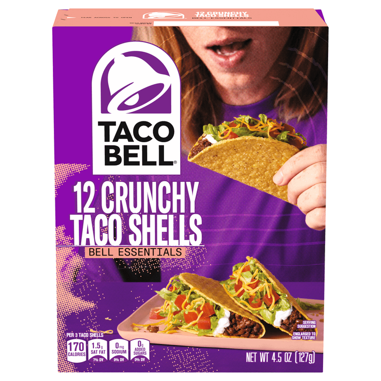 Taco Bell 12 Crunchy Taco Shells