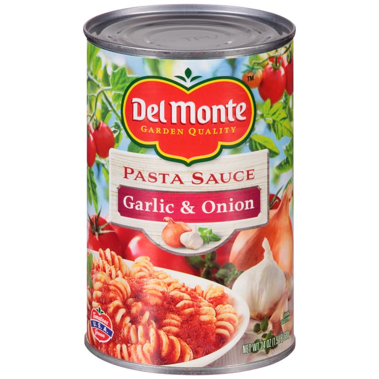 Del Monte Pasta Sauce, Garlic & Onion