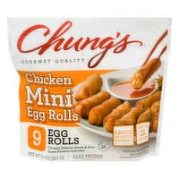 Chungs Mini Egg Rolls, White Meat Chicken