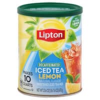 Lipton Iced Tea Mix Decaffeinated Lemon Sweetened