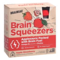 Brainiac Brainiac Applesauce Strawberry Kids