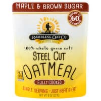 Rambling Oat Oatmeal, Steel Cut, Maple & Brown Sugar