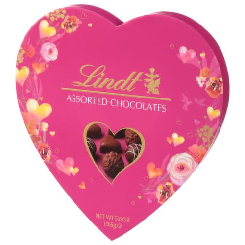 Lindt Assorted Chocolates, Valentine'S Day Box Of Assorted Chocolate Truffles