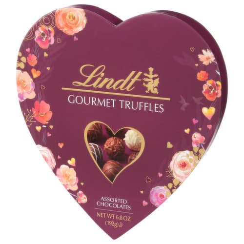 Lindt Valentines Gourmet Truffles Heart