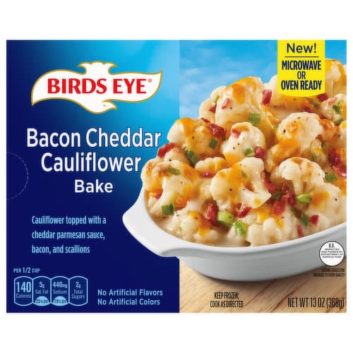 Birds Eye Bacon Cheddar Cauliflower Bake
