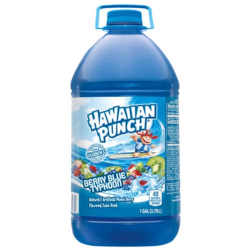 Hawaiian Punch Berry Blue Typhoon Flavored Juice Drink