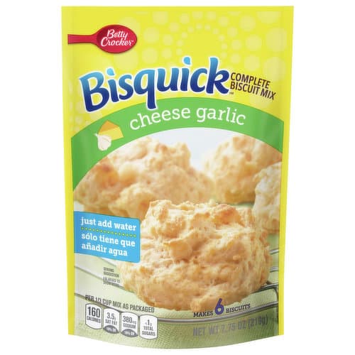 Bisquick Biscuit Mix Complete Cheese Garlic