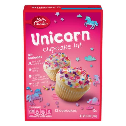 Betty Crocker Unicorn Cupcake Kit