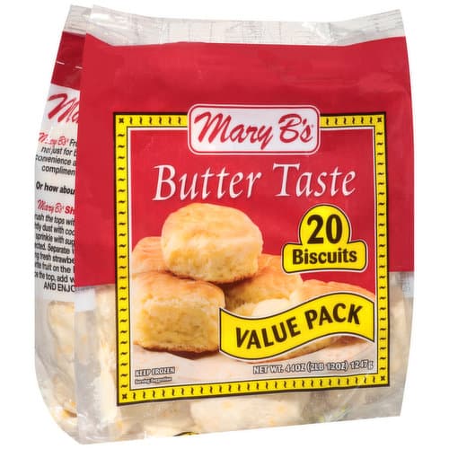 Mary Bs Butter Taste Biscuits-Family