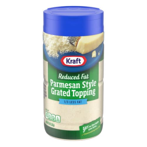 Kraft Grated Topping - Parmesan Style Reduced Fat