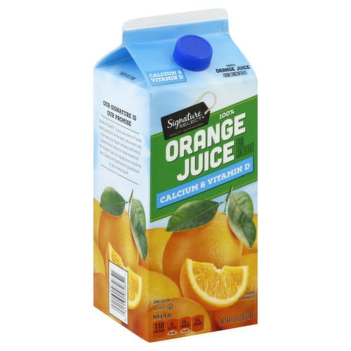 Signature Select Calcium & Vitamin D 100% Pure Orange Juice