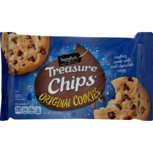 Signature Select Cookies Treasure Chips Chocolate Original