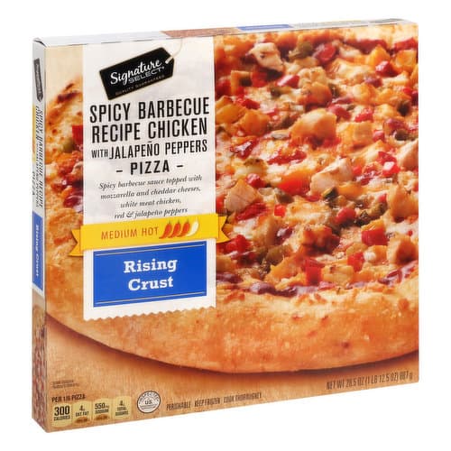 Signature Select Rising Crust Pizza Spicy Bbq Chicken