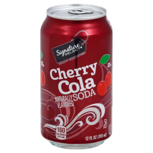 Signature Select Soda Cherry Cola Cans