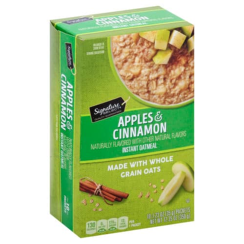 Signature Select Oatmeal Instant Apples & Cinnamon