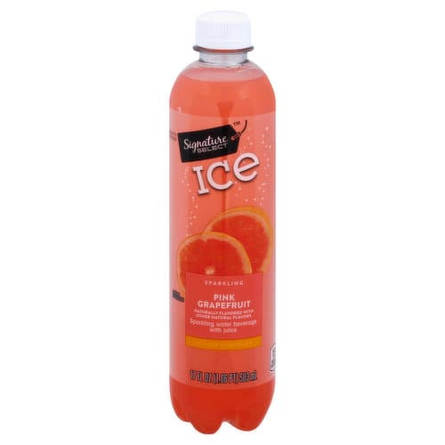 Signature Select Sparkling Water Ice Pink Grapefruit