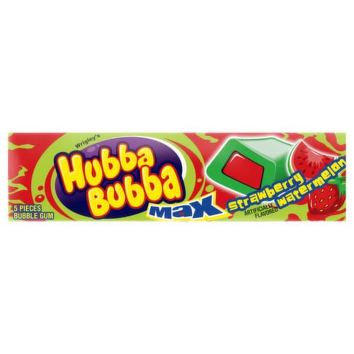 Hubba Bubba Max Strawberry Watermelon Bubble Gum