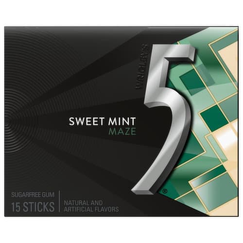 5 Gum Sweet Mint Sugarfree Gum