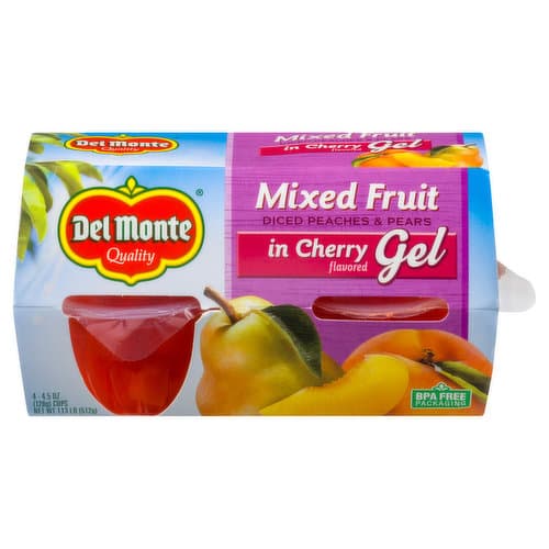 Del Monte Fruit & Gel Mixed Fruit In Cherry Gel