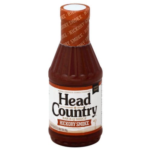 Head Country Sauce Bar-B-Q Hickory Smoke