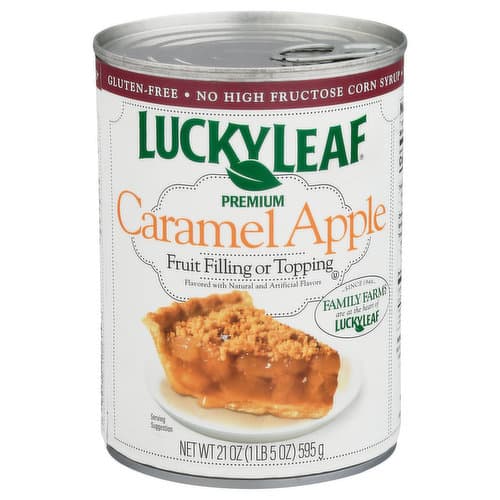 Lucky Leaf Fruit Filling & Topping Premium Caramel Apple