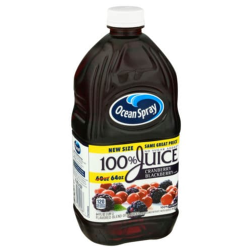 Ocean Spray 100% Juice Cranberry Blackberry